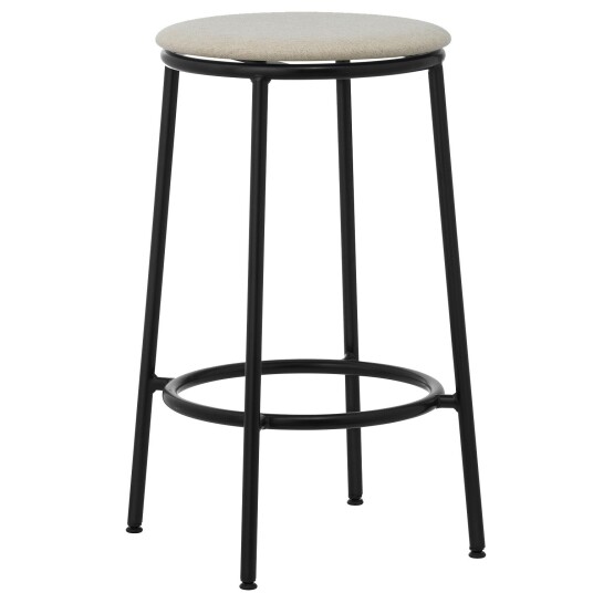 Normann Copenhagen Circa Barstool 65 cm Black Steel Barstol Hvit Normann Copenhagen Circa Barstool 65 cm Black Steel Barstol Hvit