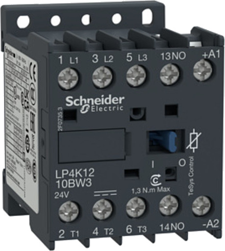 Schneider Electric LP4K1210BW3 Minikontaktor 3 lukkede 12A Elfordeling & strømforsyning