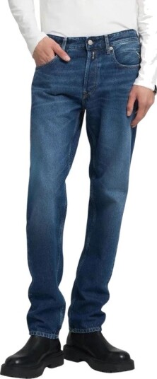 Replay Grover Trousers Straight 99 Denim - Blue - 38 x 32