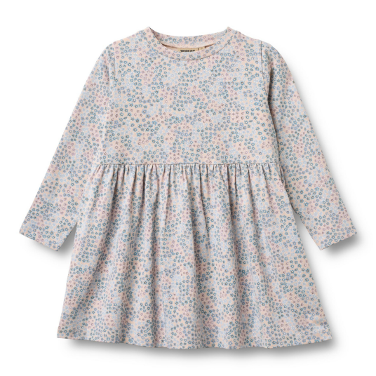 Wheat Kjole Sessa Powder Blue Flowers 110 Wheat Kjole Sessa Powder Blue Flowers 110