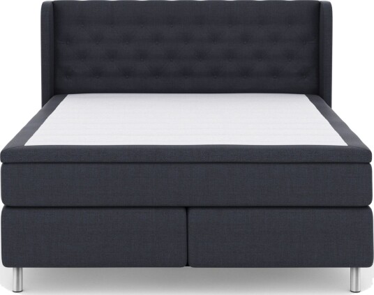 Select No 6 Komplett Sengepakke 180x200 Fast/Medium Watergel Blå/Metallben
