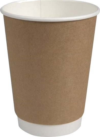 Gastro Line Kaffekopp Størrelse 9 Cm Høyde 11 Cm 36 Cl Avhendbar Brun En Pakke 500