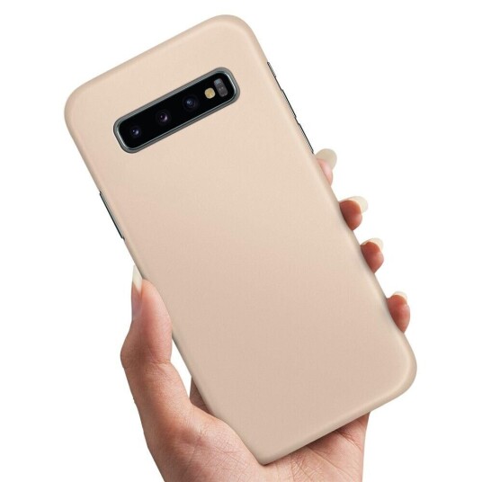 Samsung Galaxy S10e - Deksel/Mobildeksel Beige