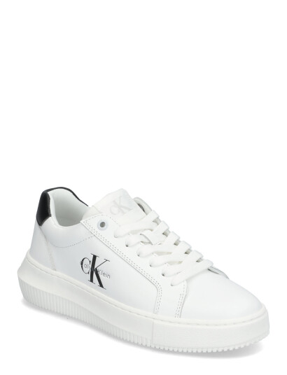 Calvin Klein Chunky Cupsole Mono Lth Wn - White - 41 Calvin Klein Chunky Cupsole Mono Lth Wn - White - 41