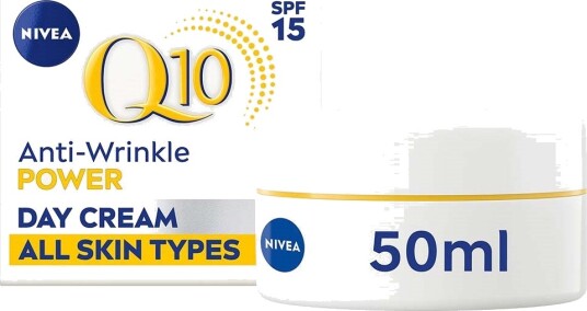 NIVEA Q10 Power Løftende Dagkrem SPF15 50ml for Moden Hud