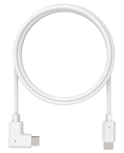 COMPULOCKS 6ft Charge & Data USB-C to USB-C 90-Degree Cable Right Angle - USB type C-kabel - 24 pin USB-C til 24 pin USB-C - 1.83 m