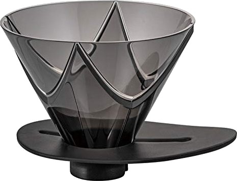 Hario V60 Mugen Plast Drypper Svart