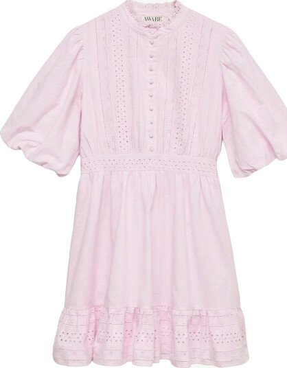 Vero Moda Aware Clover 2/4 High Neck Short Dress Rosa S