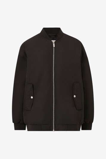 Selected FEMME Dun jakke slfBerete Redown Bomber Jacket Svart Selected FEMME Dun jakke slfBerete Redown Bomber Jacket Svart
