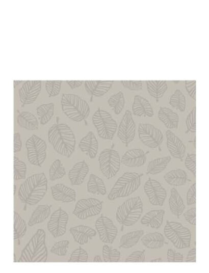 Cooee Design Napkin Leaf Embossed - Beige - ONE SIZE
