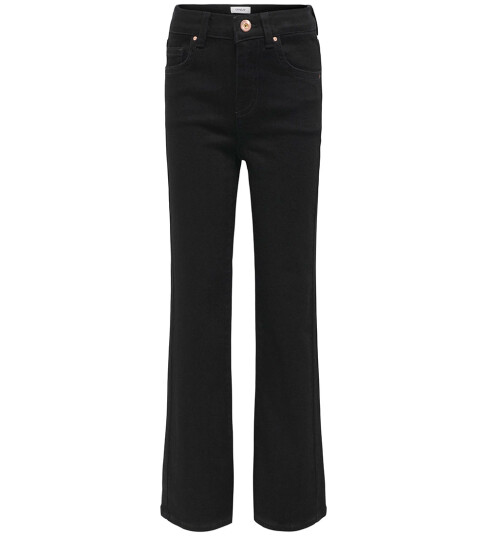 Kids ONLY Black Denim Juicy Wide Leg Denim Jeans Noos 146
