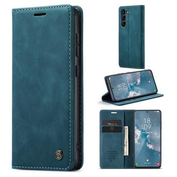 Samsung Galaxy S23 5G Caseme 013 Series Lommebok-deksel Blå