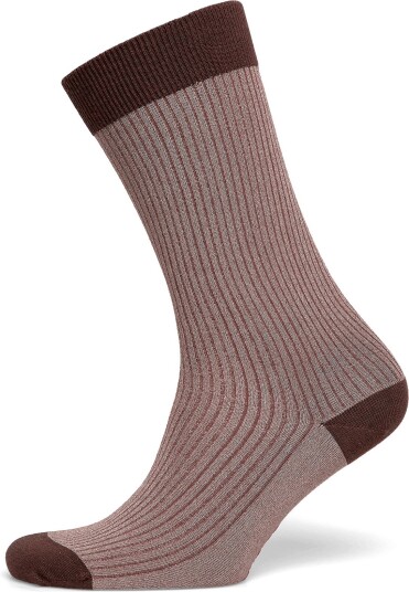 Copenhagen Studios Cph Socks 8 Cotton Blend Brown   BROWN   39 42