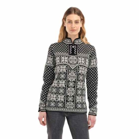 Dale Of Norway Women's Peace Sweater Black/White M