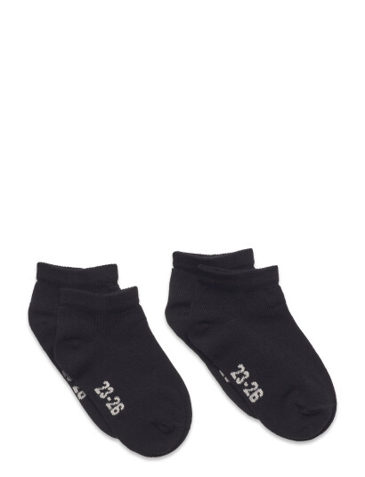 Minymo Ankle Sock Low Cut (2-Pack) Black 23\26