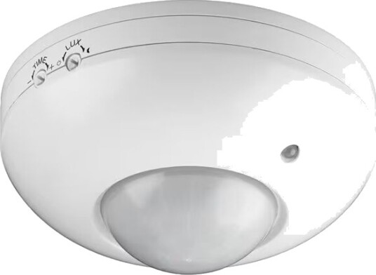 Goobay 360° PIR Bevegelsessensor for Tak innendørs, Hvit, IP20 Goobay 360° PIR Bevegelsessensor for Tak innendørs, Hvit, IP20