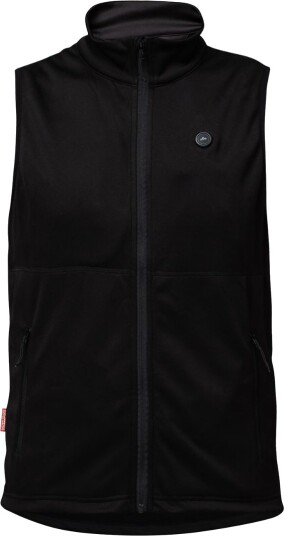 Heat Experience Heatx Heated Fleece Vest Mens Black Black L