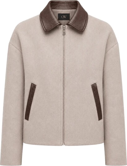 OW Collection Oda Wool Jacket   GREY   S