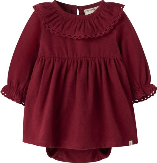 Lil" Atelier Body I/e Kjole NbfRenrik Sykkelrød Lil Atelier 56 Langermet Body Bordeaux