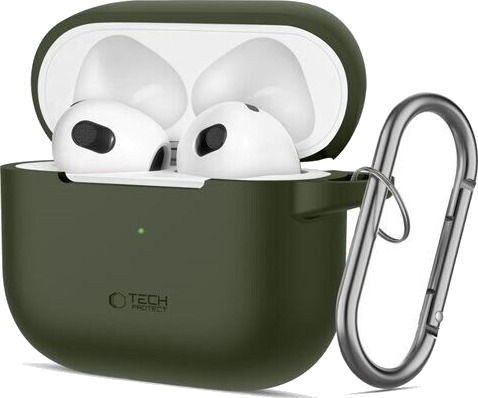 Tech Protect Silicone Hook Case for Apple AirPods 3 Green