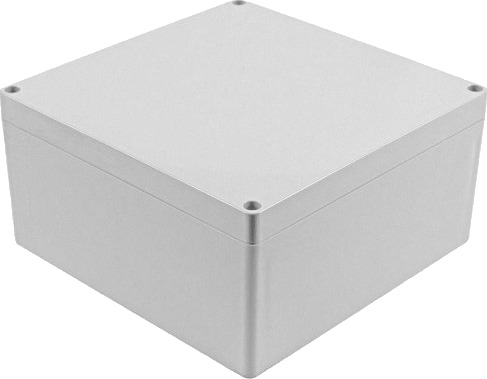 Hammond Electronics 1554 Pc 1554Wa2gy Universalskap 90 X 180 X 180 Polykarbonat Grå 1 Stk