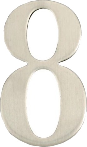 Ion8 Dørnummer 8 Ss-8 62 Mm Rustfritt Stål