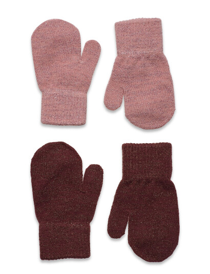 CeLaVi Magic Glitter Mittens 2-Pack - Pink - 80-92