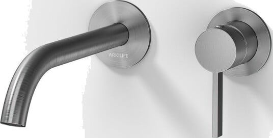 ArkiLife AVAO AA502 Servantkran Med 22cm Tut Børstet Rustfritt Stål