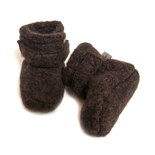 HUTTEliHUT POOHF baby socks wool – brown 56/62