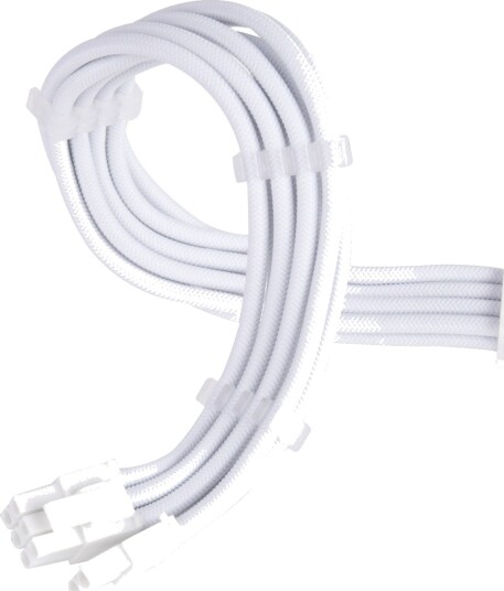 Silverstone Strømkabelforlenger PCIe 8-Pins 6+2 Hvit 30 Cm Silverstone Strømkabelforlenger PCIe 8-Pins 6+2 Hvit 30 Cm