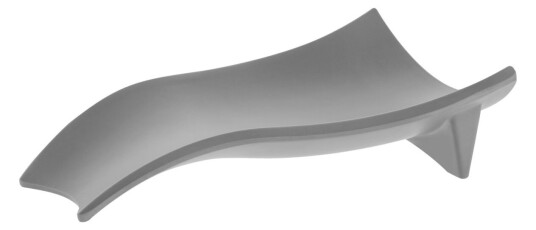 VEGA Skjeholder Monroe; 21x13.5x5.5 cm (LxBxH); Grå; Asymmetrisk