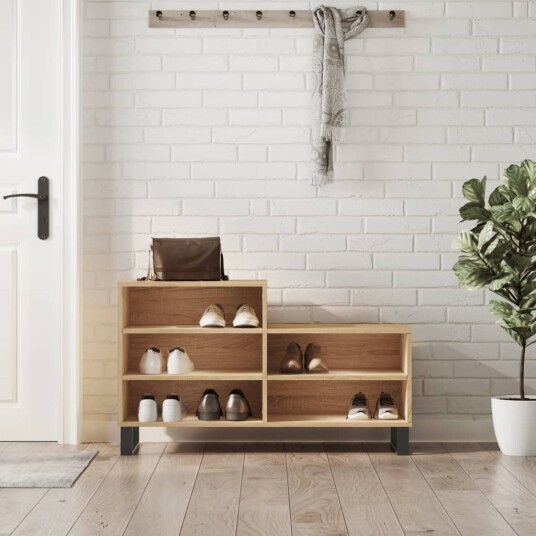 Skoskap sonoma eik 102x36x60 cm konstruert tre 8721012114388