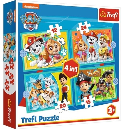 Trefl Paw Patrol 24 Stykker Tegneserier 3 År Trefl Paw Patrol 24 Stykker Tegneserier 3 År