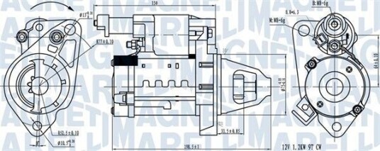 Starter MAGNETI MARELLI 063721642610 Starter MAGNETI MARELLI 063721642610