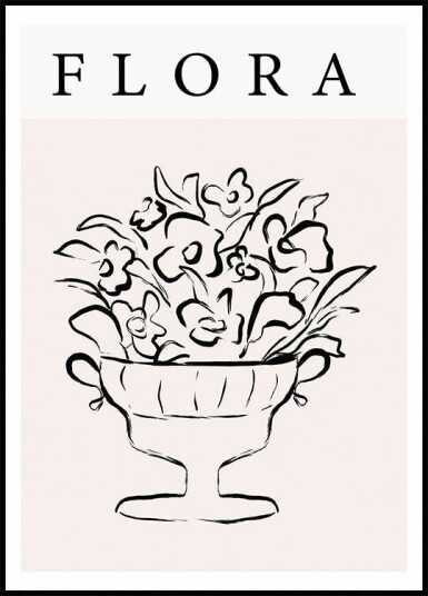 Floral Elegance Plakat Plakat / 70x100cm