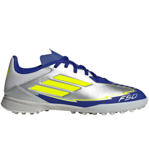 Adidas Performance Fotballsko F50 League TF J Messi Silv Performance 29 Fotballsko Blå Metallic Adidas Performance Fotballsko F50 League TF J Messi Silv Performance 29 Fotballsko Blå Metallic