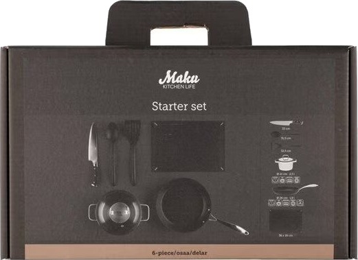 Maku Startsett Basic+ 6 deler