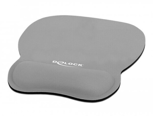 DeLOCK Ergonomic Mouse pad with Wrist Rest grey 245 x 206 mm DeLOCK Ergonomic Mouse pad with Wrist Rest grey 245 x 206 mm