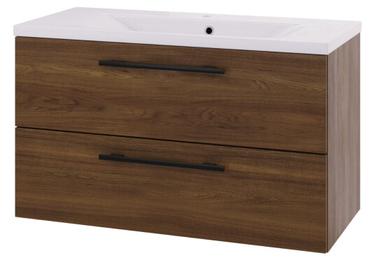 Linn Bad Ingrid D45cm Servantskap Mørk eik / 100cm LB-110810 Linn Bad Ingrid D45cm Servantskap Mørk eik / 100cm LB-110810