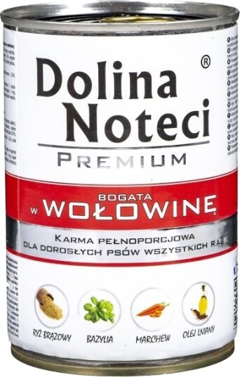 Dolina Noteci Premium Våtfôr Til Hund Oksekjøtt 400 G