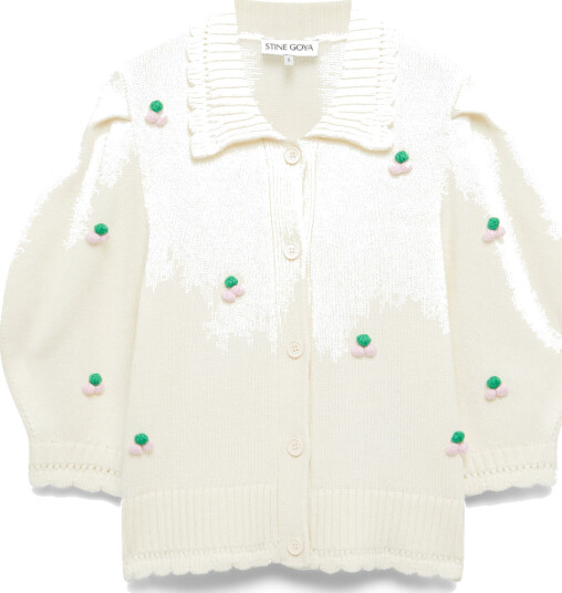 STINE GOYA 2359 Midweight Wool Bubble Knit Po Cream XL STINE GOYA 2359 Midweight Wool Bubble Knit Po Cream XL