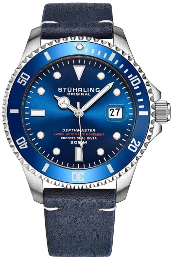 Stührling Original Herreklokke 883L.02 Aquadiver Depthmaster