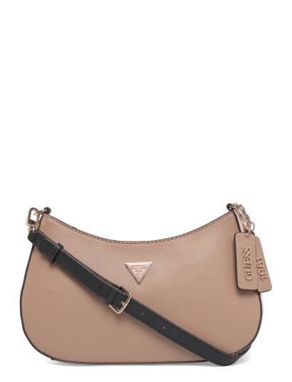 GUESS Noelle Ii Top Zip Shoulder Bag - Beige - ONE SIZE