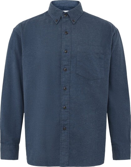 American Eagle Indigo Blossom Oversized Bd Birch Flannel Shirt Navy L