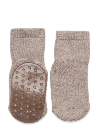 mp Denmark Cotton Socks Anti Slip Brown 33/36