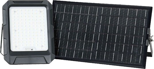 V Tac 15W LED solcelle lyskaster med solpanel 4000K 3.7V IP65 inkl. fjernkontroll arbeidslampe utendørs Kulør : Nøytral