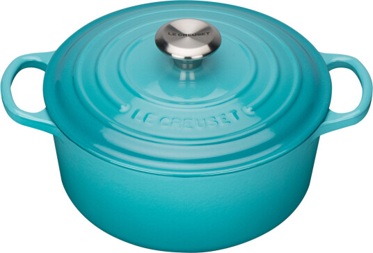 Le Creuset Signature Rund Gryte 24 cm 4,2 L Caribbean Le Creuset Signature Rund Gryte 24 cm 4,2 L Caribbean