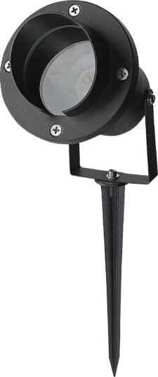 GU10 hagelampe Aluminium hus svart IP65