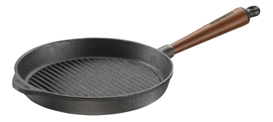 Skeppshult Traditional grillpanne med trehåndtak 25 cm