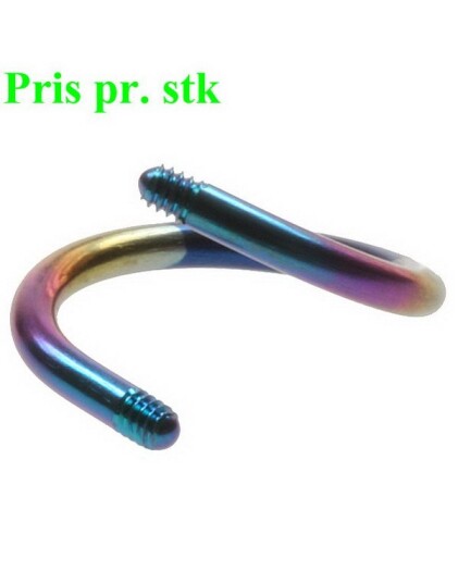 Utgått 8 x 12 mm Multi Curved stang Titan stang